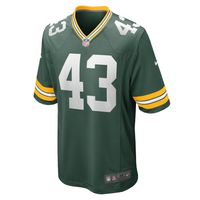 Men's Nike Kiondre Thomas Green Bay Packers Game Player Jersey