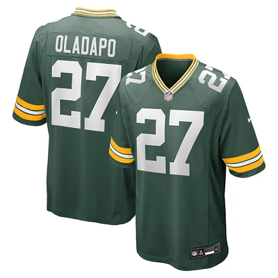 Maillot de match Nike Kitan Oladapo pour homme, vert, des Packers Green Bay