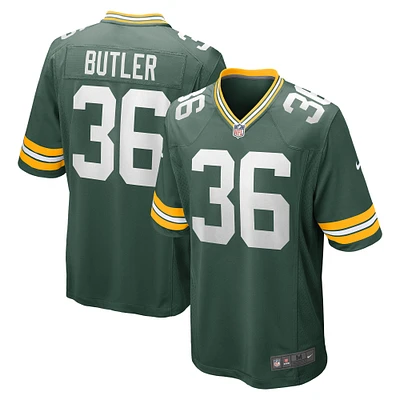 Maillot de match joueur retraité Nike LeRoy Butler Green Bay Packers pour homme