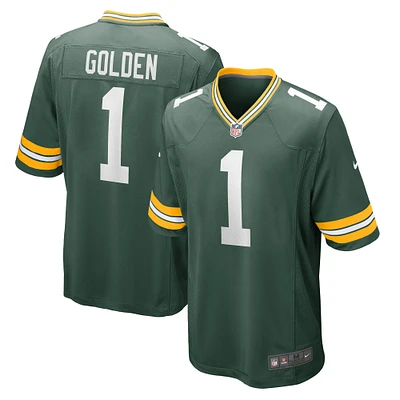 Maillot Nike Matthew Golden Green pour homme, choix de premier tour la draft NFL 2025 des Packers Bay