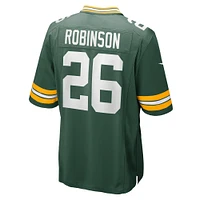 Maillot Nike Micah Robinson pour homme, vert, équipe des Green Bay Packers