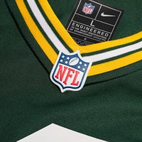 Maillot Nike Nate Hobbs Green des Packers de Bay pour homme