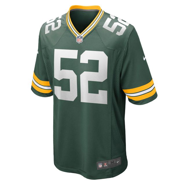 Maillot de match Nike Rashan Gary Green pour hommes des Packers Bay