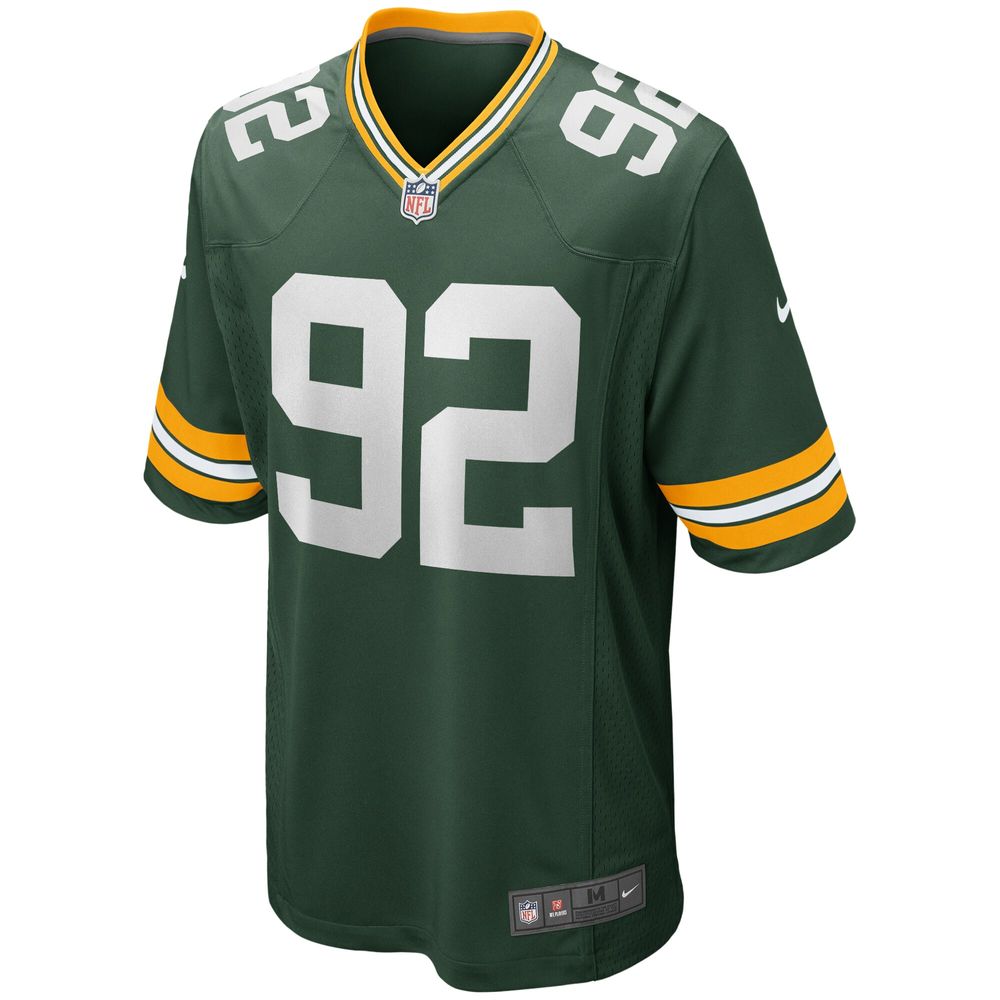 Men's Nike Reggie White Green Bay Packers Game Retired Player Jersey