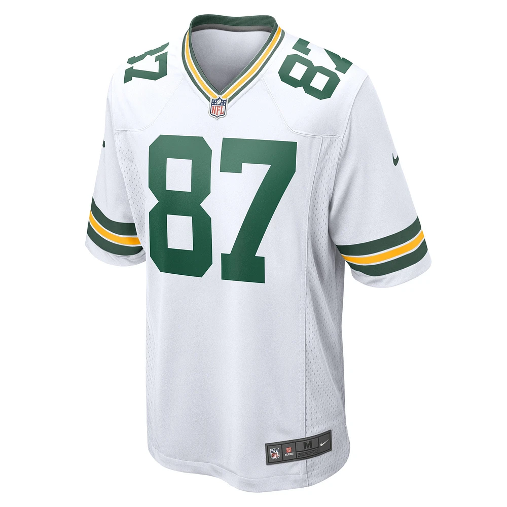 Homme Nike Romeo Doubs Blanc Green Bay Packers Game Player Jersey