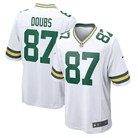 Homme Nike Romeo Doubs Blanc Green Bay Packers Game Player Jersey