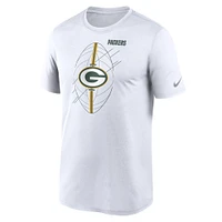 Men's Nike  White Green Bay Packers Legend Icon Performance T-Shirt