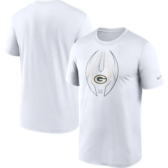 Nike Men's Green Bay Packers Sideline Velocity Grey T-Shirt