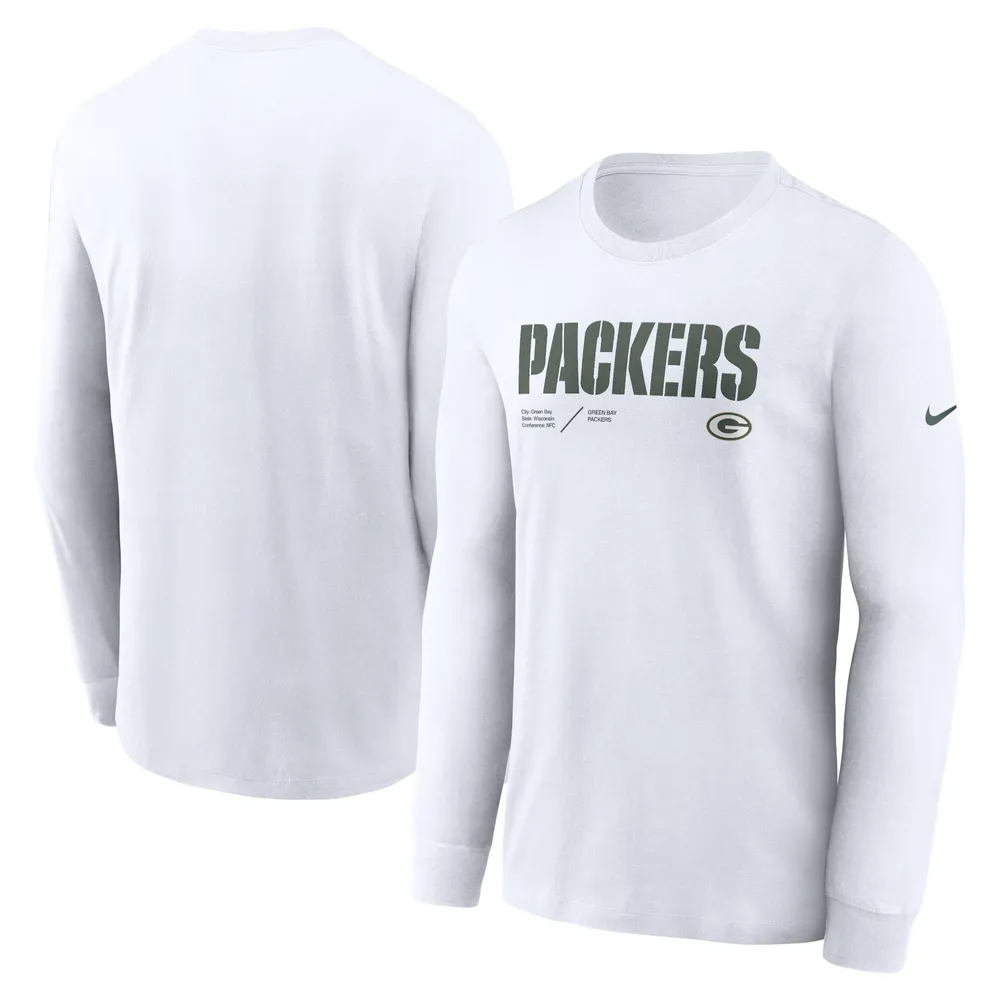 Nike Men's Green Bay Packers Wisconsin State T-Shirt - Green - S