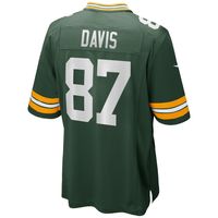 Men's Nike Willie Davis Green Bay Packers Game Retired Player Jersey