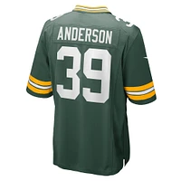 Maillot de match l'équipe Nike Zayne Anderson Green Bay Packers pour homme