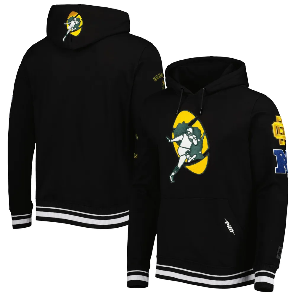 Sweat à capuche en molleton rétro classique Green Bay Packers Pro Standard pour homme, noir