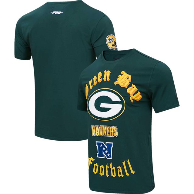 T-shirt Pro Standard Green Bay Packers Old English pour homme