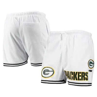 Green Bay Packers Pro Standard Mesh Shorts - White/Black