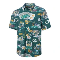 Men's Reyn Spooner Green Bay Packers Scenic Button-Down Shirt