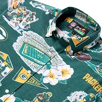 Men's Reyn Spooner Green Bay Packers Scenic Button-Down Shirt