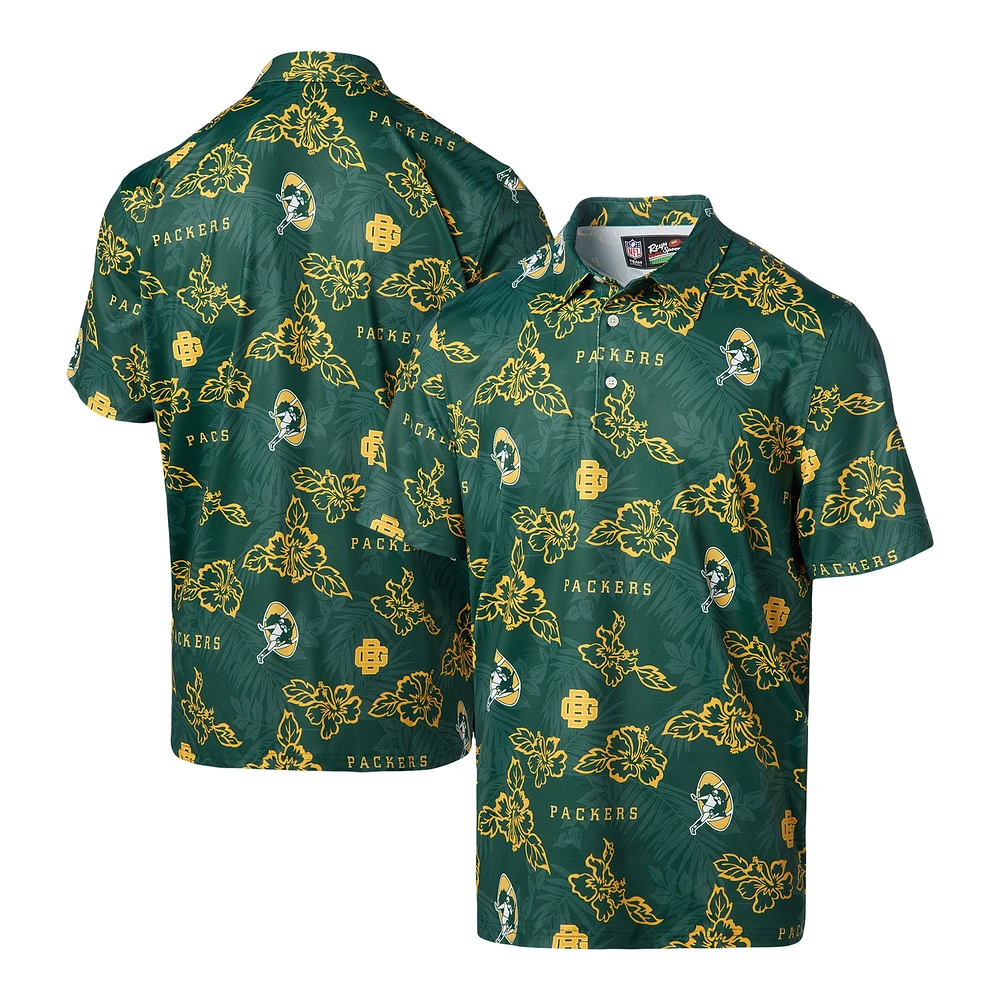 Polo Reyn Spooner vert pour homme Green Bay Packers Throwback Pua Performance