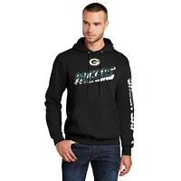 Sweat à capuche avec logo Starter Black Green Bay Packers pour homme