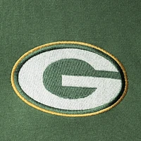 Sweat à capuche avec fermeture éclair et blocs de couleurs pour homme Starter vert/or Green Bay Packers Playoffs