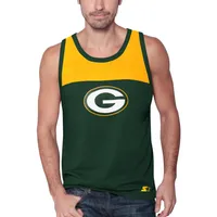 Démarreur vert/or Green Bay Packers Touchdown Fashion pour hommes - Débardeur