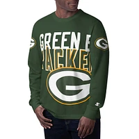 T-shirt à manches longues pour hommes Starter Green Bay Packers Clutch Hit