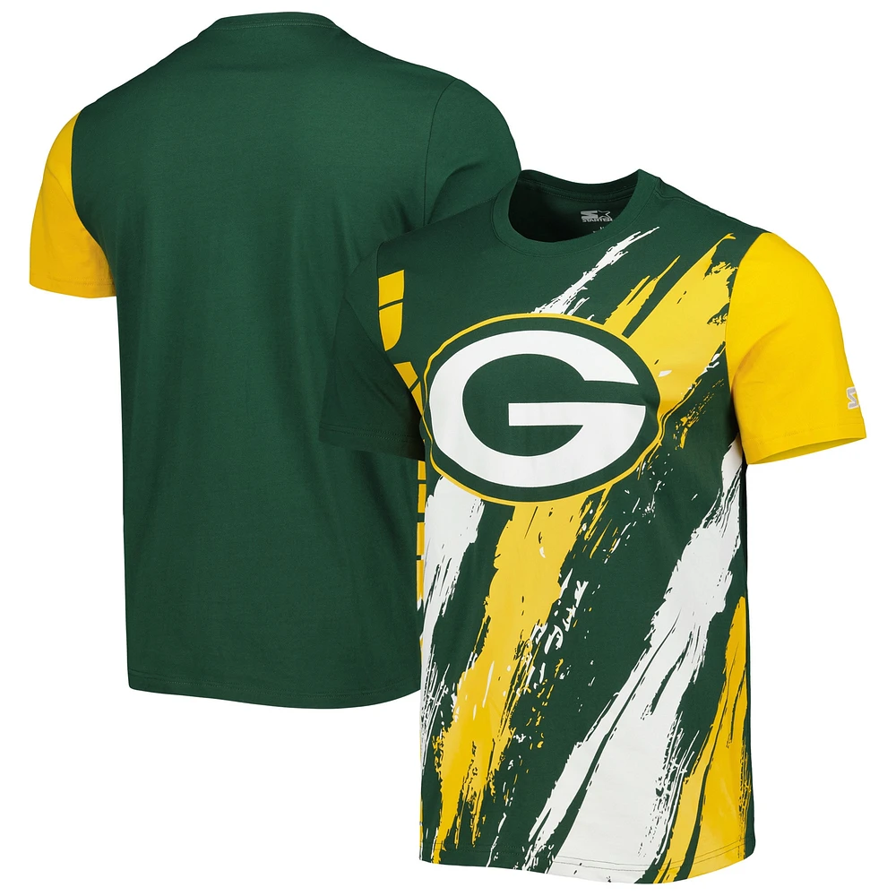 T-shirt Starter Green Bay Packers Extreme Defender pour homme