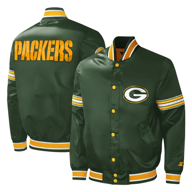 Antigua Men's Green Bay Packers Fortune Green Pullover Jacket