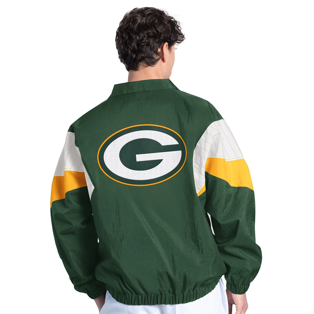 Men's Starter Green Bay Packers Yard Line Full-Zip Jacket