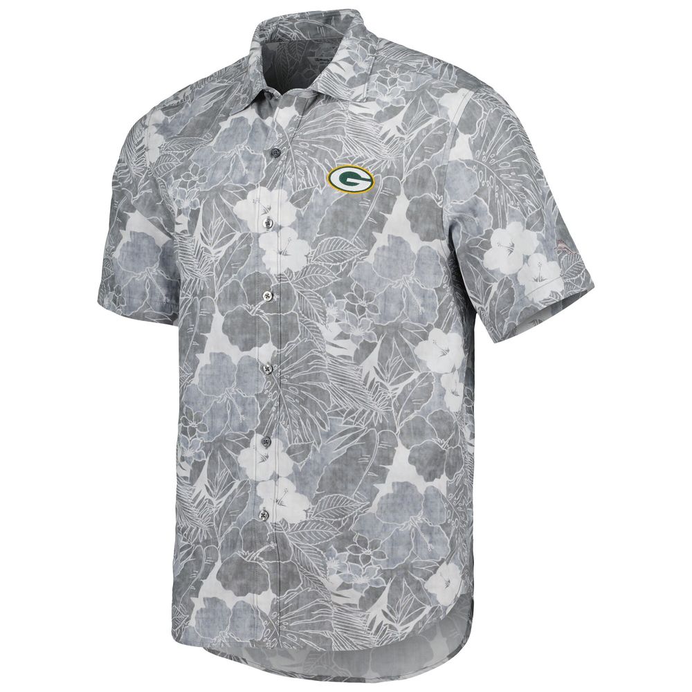 Green Bay Packers Tommy Bahama Top of Your Game Camp Button-Up