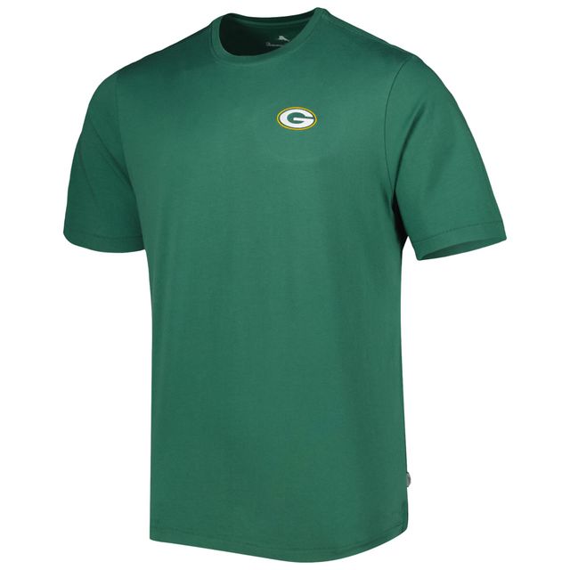 T-shirt Tommy Bahama vert Green Bay Packers Bali Skyline pour homme