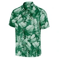 Men's Tommy Bahama Green Bay Packers Big & Tall Coast Nuevo Fronds IslandZone Button-Up Shirt