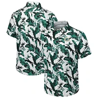 Chemise boutonnée pour homme Tommy Bahama Green Bay Packers Sunnyvale Blooms Camp