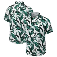 Chemise boutonnée pour homme Tommy Bahama Green Bay Packers Sunnyvale Blooms Camp
