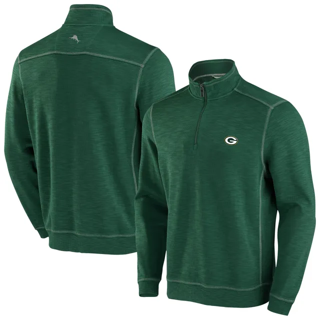 Lids Green Bay Packers Tommy Bahama On Deck IslandZone Half-Zip Jacket -  Gray