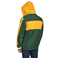 Men's Tommy Hilfiger Green Bay Packers Gael Lightweight Half-Zip Pullover Hoodie Jacket