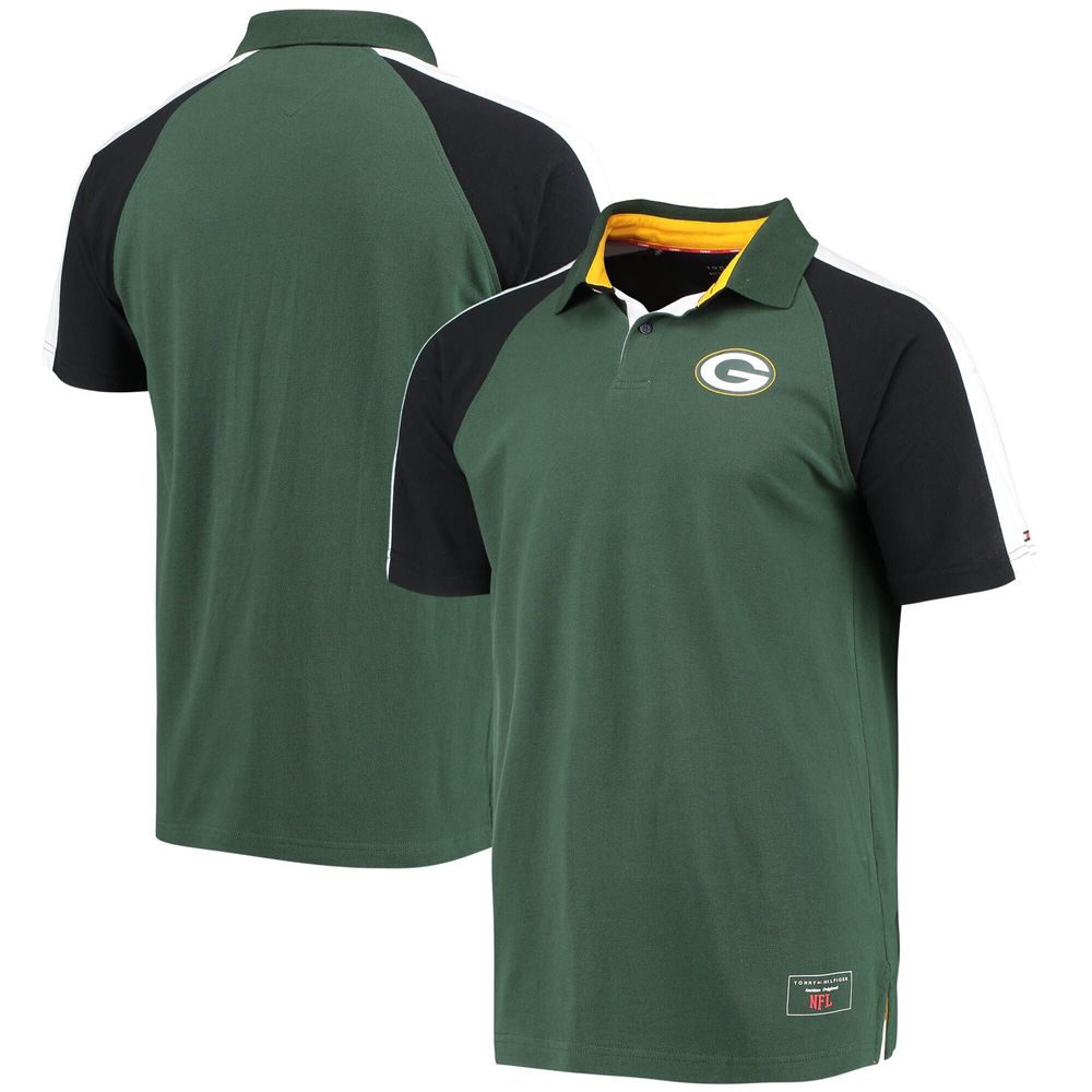 Men's Tommy Hilfiger Green Bay Packers Holden Raglan - Polo