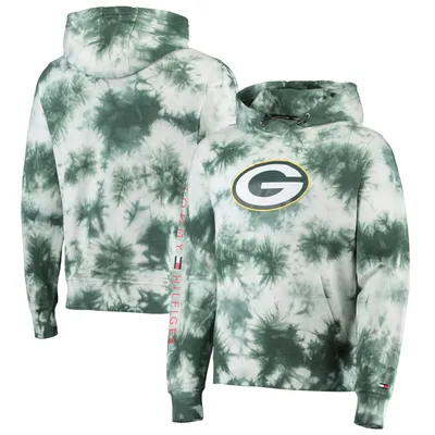 Green Bay Packers Tommy Hilfiger Stanley Tie-Dye Pullover Hoodie