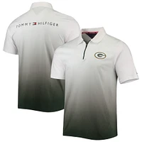 Men's Tommy Hilfiger White/Green Green Bay Packers Rory Quarter-Zip Polo