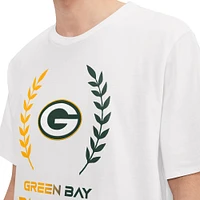 T-shirt Tommy Hilfiger White Green Bay Packers Miles pour hommes