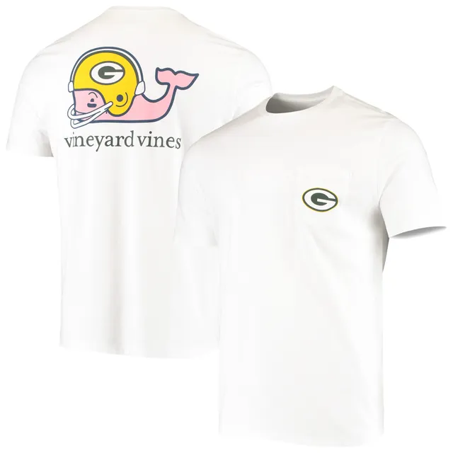 Green Bay Packers Vineyard Vines Youth Whale Helmet Pocket T-Shirt