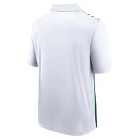 Men's White/Green Green Bay Packers Sandlot Game Polo