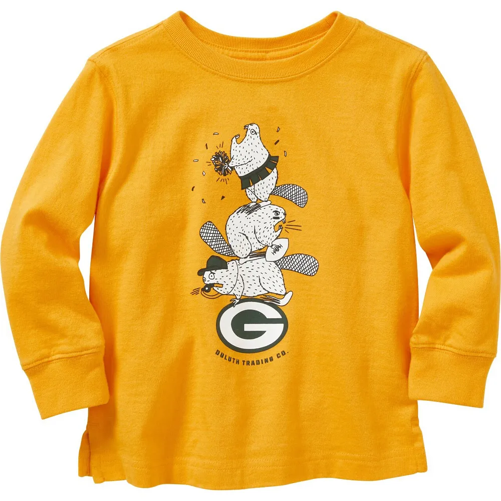 Green Bay Packers Nike Toddler Icon Long Sleeve T-Shirt - Green