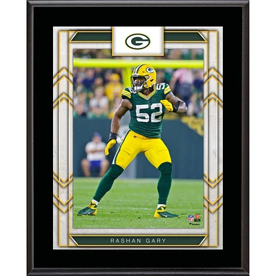 Plaque de joueur sublimée de 10,5" x 13" des Packers de Green Bay de Rashan Gary