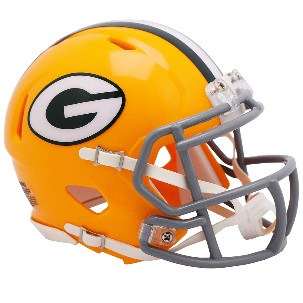 Mini casque Riddell Green Bay Packers 1961-1979 Throwback Speed