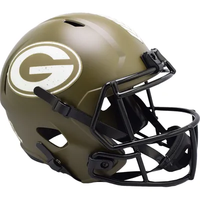 Green Bay Packers Riddell Salute To Service Speed Replica Helmet