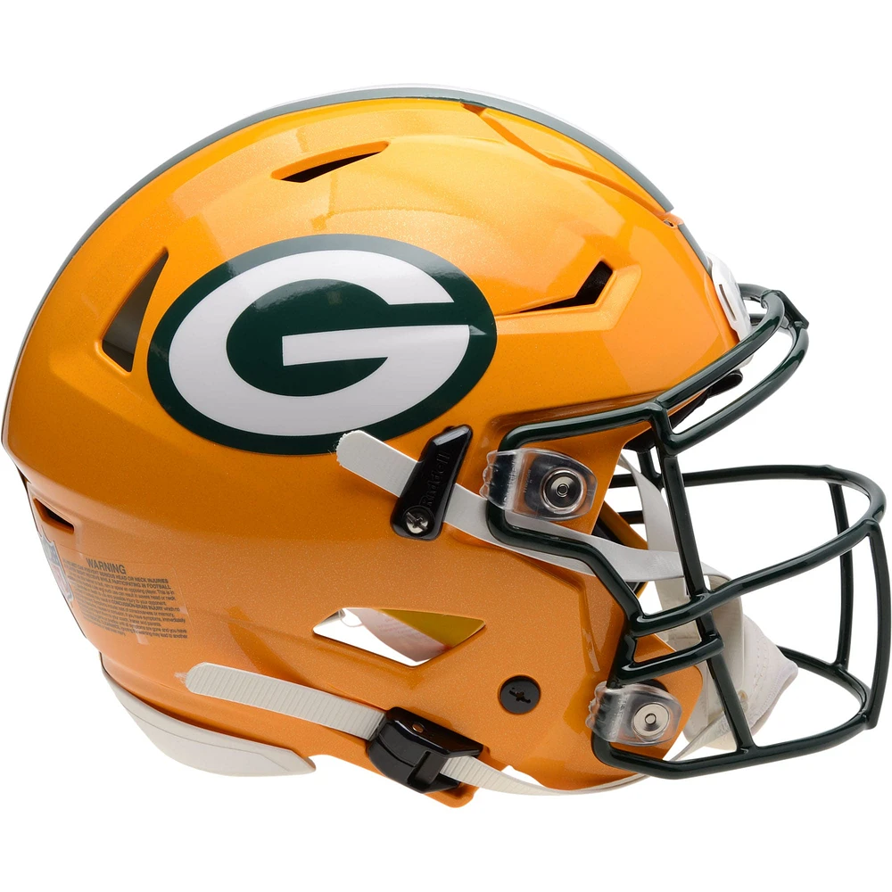 Riddell Green Bay Packers Revolution Speed Flex Authentic Football Helmet