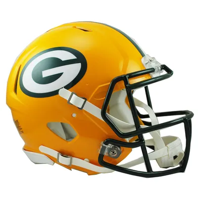 Riddell Green Bay Packers Revolution Speed ​​Casque de football authentique pleine taille