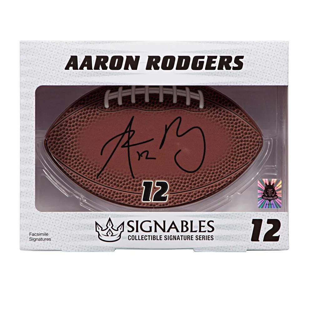 Facsimile Signature Green Bay Packers Aaron Jones Fanatics