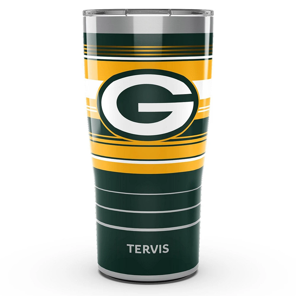 Emballeurs Tervis Green Bay 20 oz. Gobelet Hype Stripe en acier inoxydable