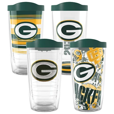 Tervis Green Bay Packers Four-Pack 16oz. Classic Tumbler Set